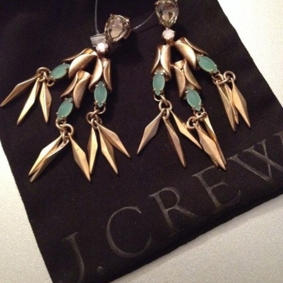 2x HOST PICK J. Crew Crystal Ray Earrings - Picture 2 of 4